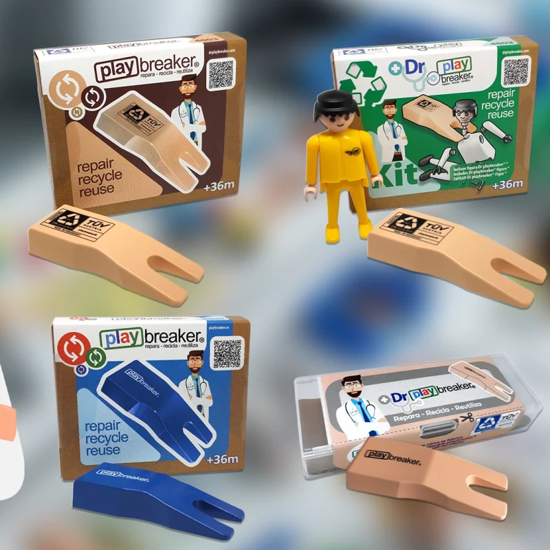 Las herramientas del Dr playbreaker han sido creadas para facilitar el desmontaje de las figuras sin dañarlas