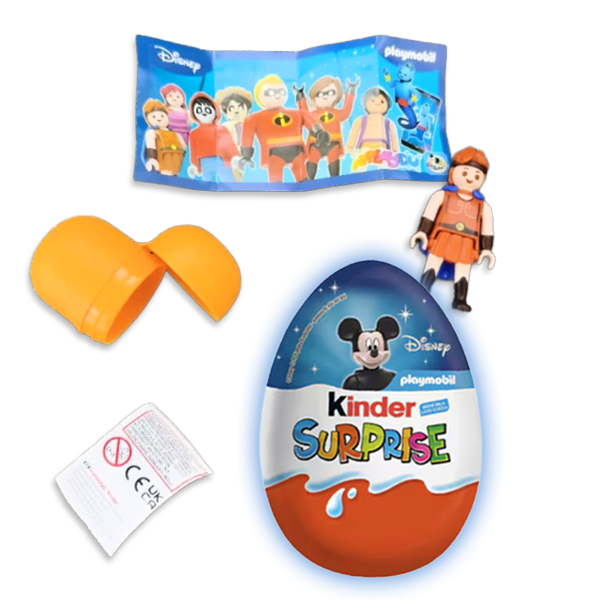 Dentro de un huevo Kinder encontramos materiales con funciones diferentes.